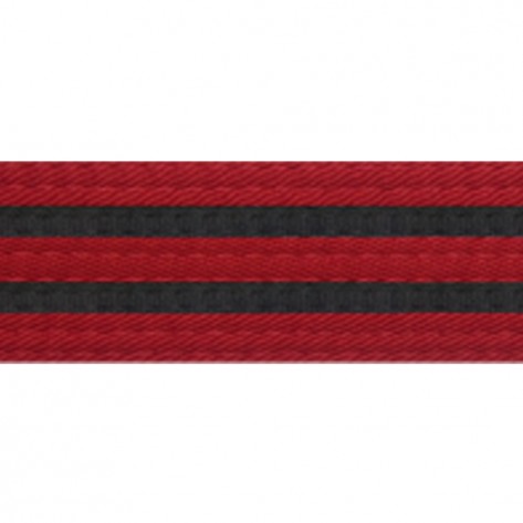 Red Belts With Double Black Stripes