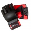 Black/Red Artificial Leather Fight Gloves
