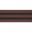 Brown Belts With Double Black Stripes