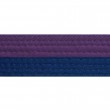 Half Purple With Half Blue Belt Keychain