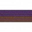 Half Purple With Half Brown Belt Keychain