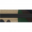 Green Camo With Black Stripe Belt Keychain