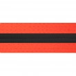 Neon Orange With Black Stripe Belt Keychain