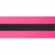 Neon Pink With Black Stripe Belt Keychain