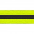 Neon Yellow With Black Stripe Belt Keychain