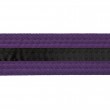 Purple With Black Stripe Belt Keychain