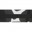 White Camo With Black Stripe Belt Keychain